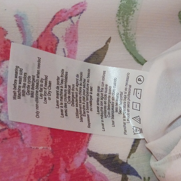 Motherhood Maternity Pink Floral Flutter Sleeve Midi  Dress Size M - Picture 13 of 13